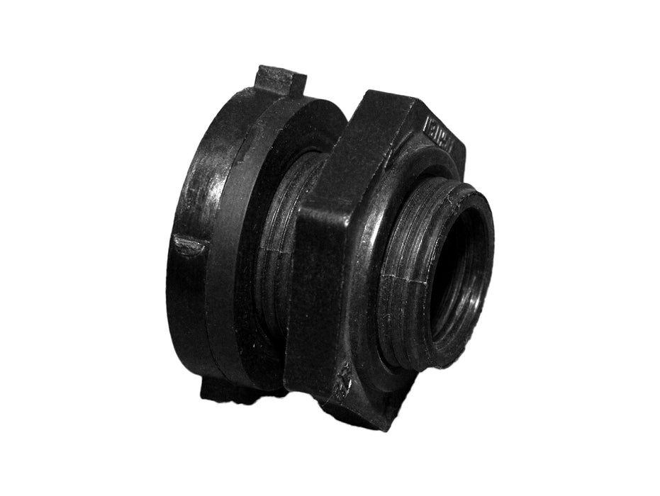 Bulkhead Fitting 3/4"- Fluorinated for Spill Deck Part #1473