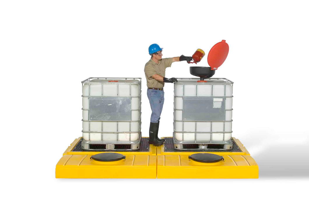 Ultra-Modular IBC Spill Pallet Expansion Tank Only - Part #1124