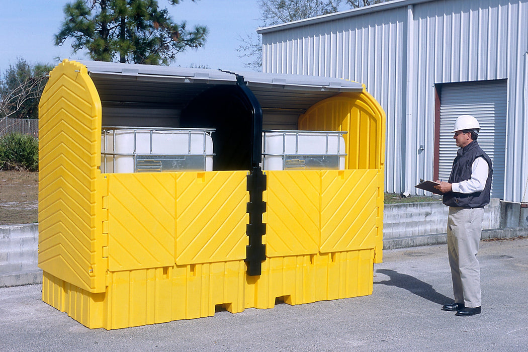 Twin IBC Hard Top, With Drain Part #1149