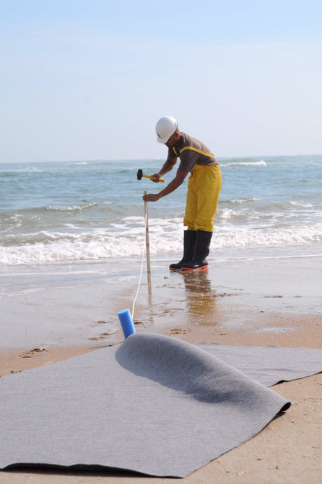 Oil Blanket, , Surf Model 10' W x 5'L, Two 25' Tethers and Two 36" Wooden Stakes Part #5206
