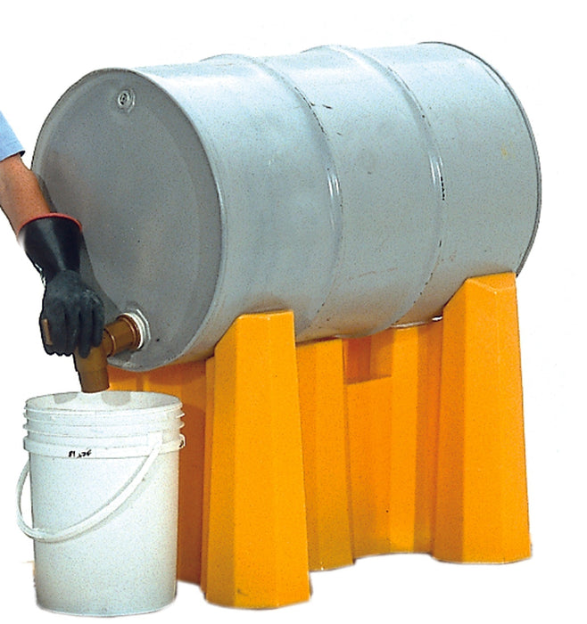 Drum Rack P2, Polyethylene, two-drum horizontal rack Part #2389
