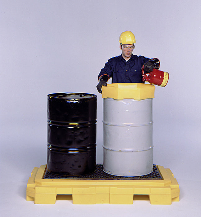 Spill Pallet P4 Plus, No Drain, Yellow Part #9630