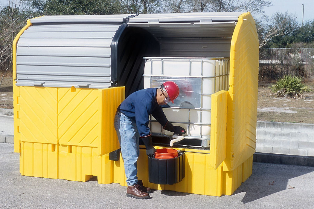 Twin IBC Hard Top, With Drain Part #1149