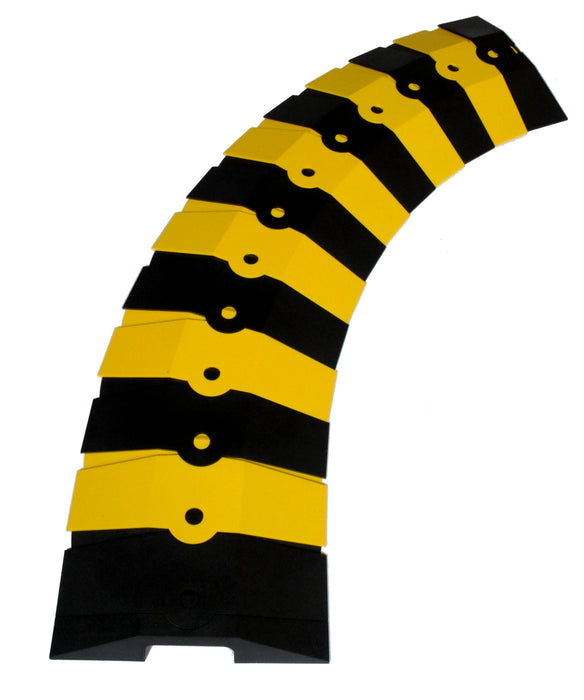 Ultra-Sidewinder, 24 Ft System with Endcaps, Black and Yellow Part #1820