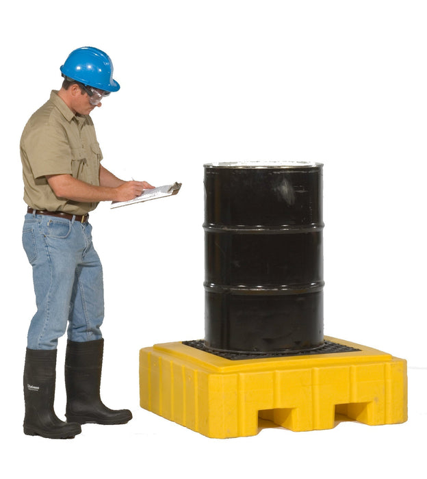 Ultra-Spill Pallet P4, With Drain - Part #9631
