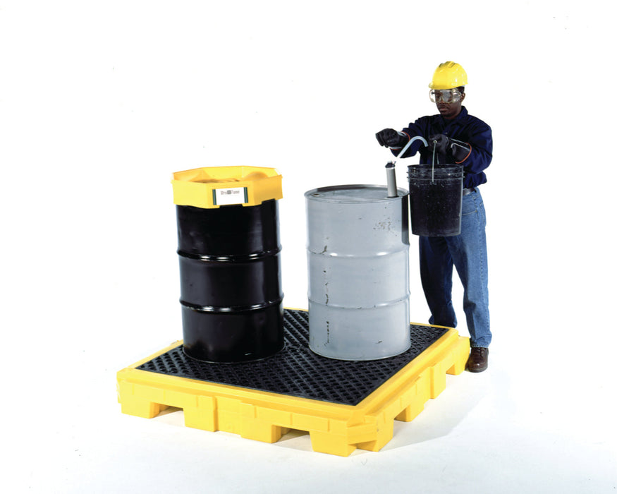 Ultra-Spill Pallet Plus P2, With Drain - Part #9611